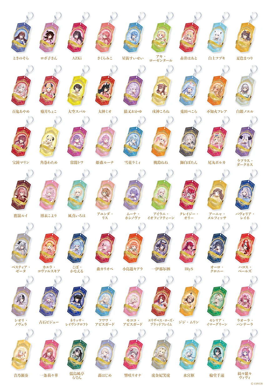 ランダムアクリルキーホルダー（全タレント） 全種